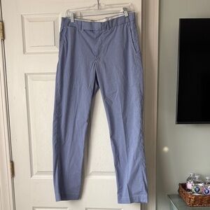 Ralph Lauren Men's Blue checkered Gold Dress Pants